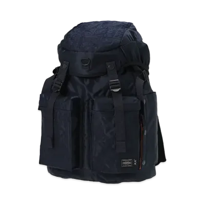 PORTER TANKER x KAWS Back Pack "Iron Blue"