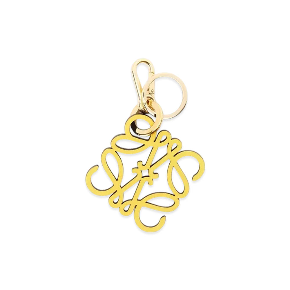 LOEWE Anagram Charm "Yellow/Gold"