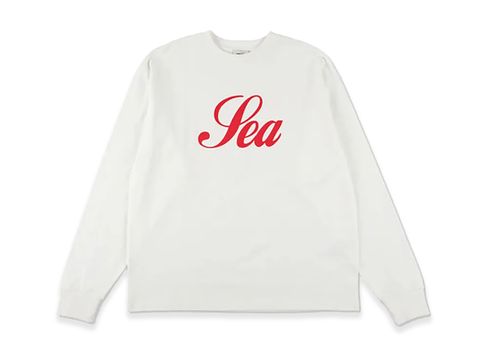 WIND AND SEA Script Sea L/S Tee "Off White"