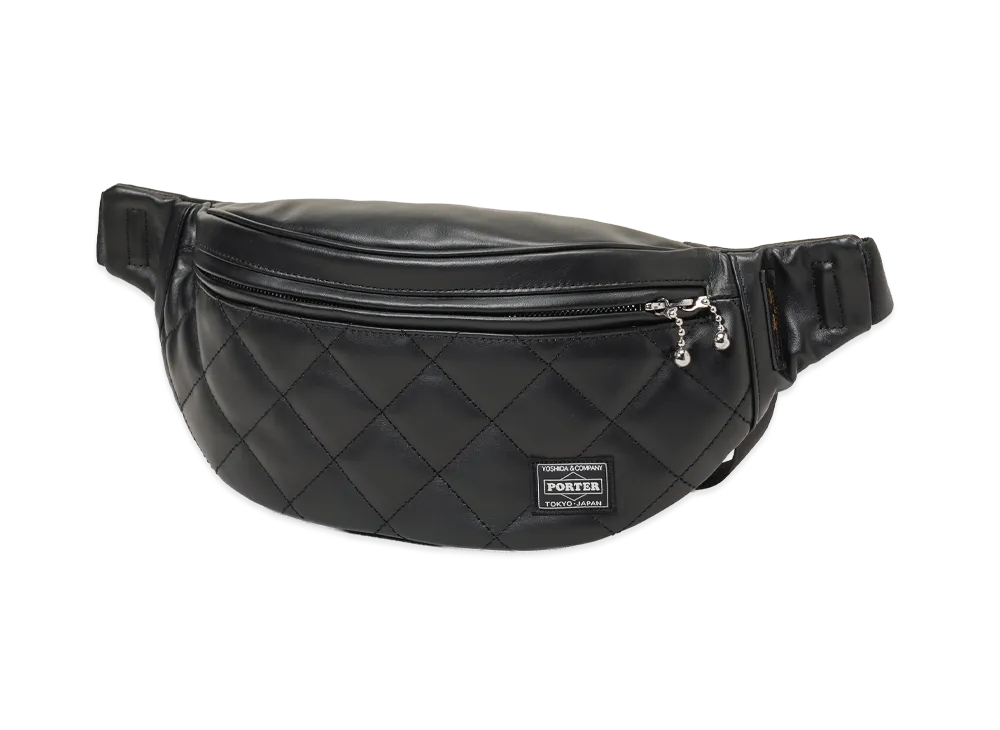 PORTER x Lewis Leathers Waist Bag "Black"