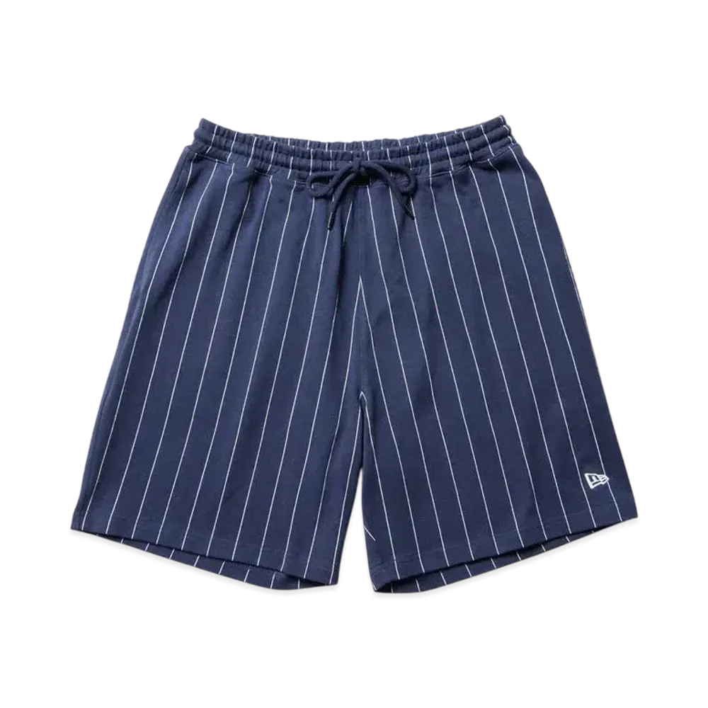 NEW ERA Heavyweight Cotton Short Pants "Navy Stripe"