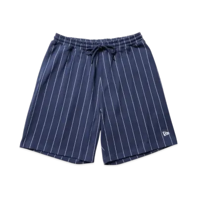 NEW ERA Heavyweight Cotton Short Pants "Navy Stripe"