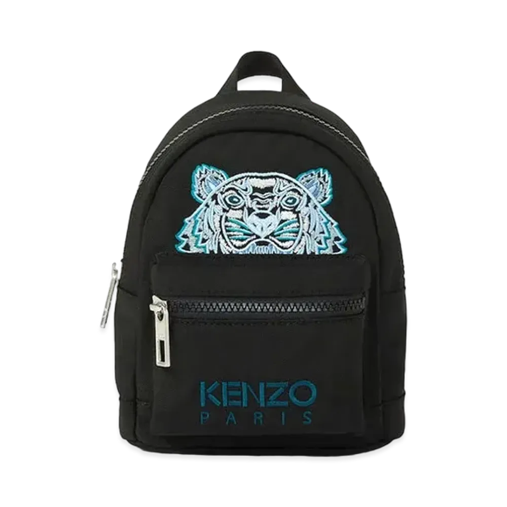 KENZO MiniCotton Back Bag Kampus tiger Tiger "Black/Blue"