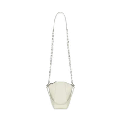 GIVENCHY Mini Antigona Vertical Bag in Box Leather "Ivory"