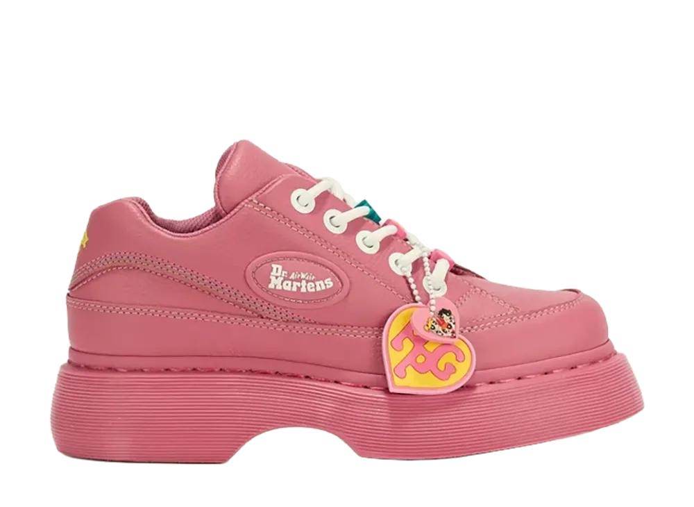 The Powerpuff Girls × Dr.Martens Women's Buzz 5-Eye Shoes "DMS Pink"