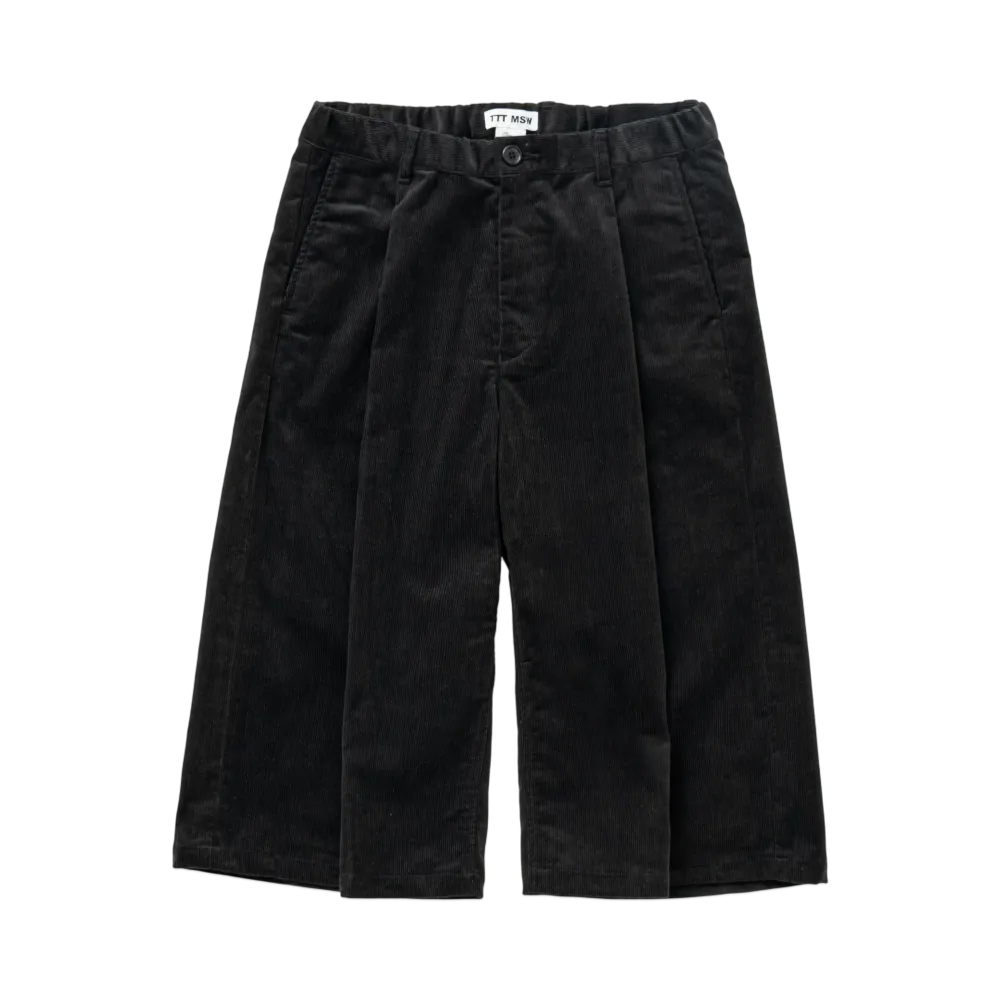 TTT MSW Corduroy Half Pants "Black"