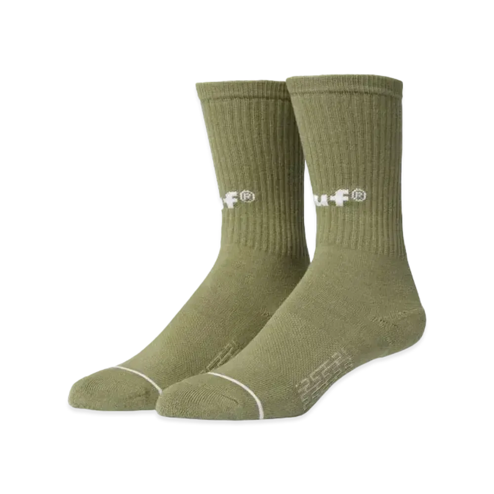 HUF Eighty Nine Crew Socks "Thyme"
