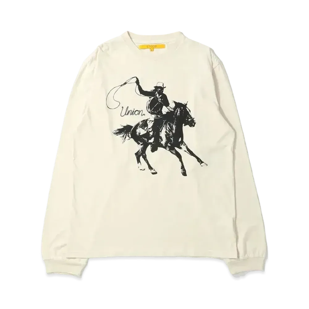 UNION Soldier L/S Tee "Bone Pigment"