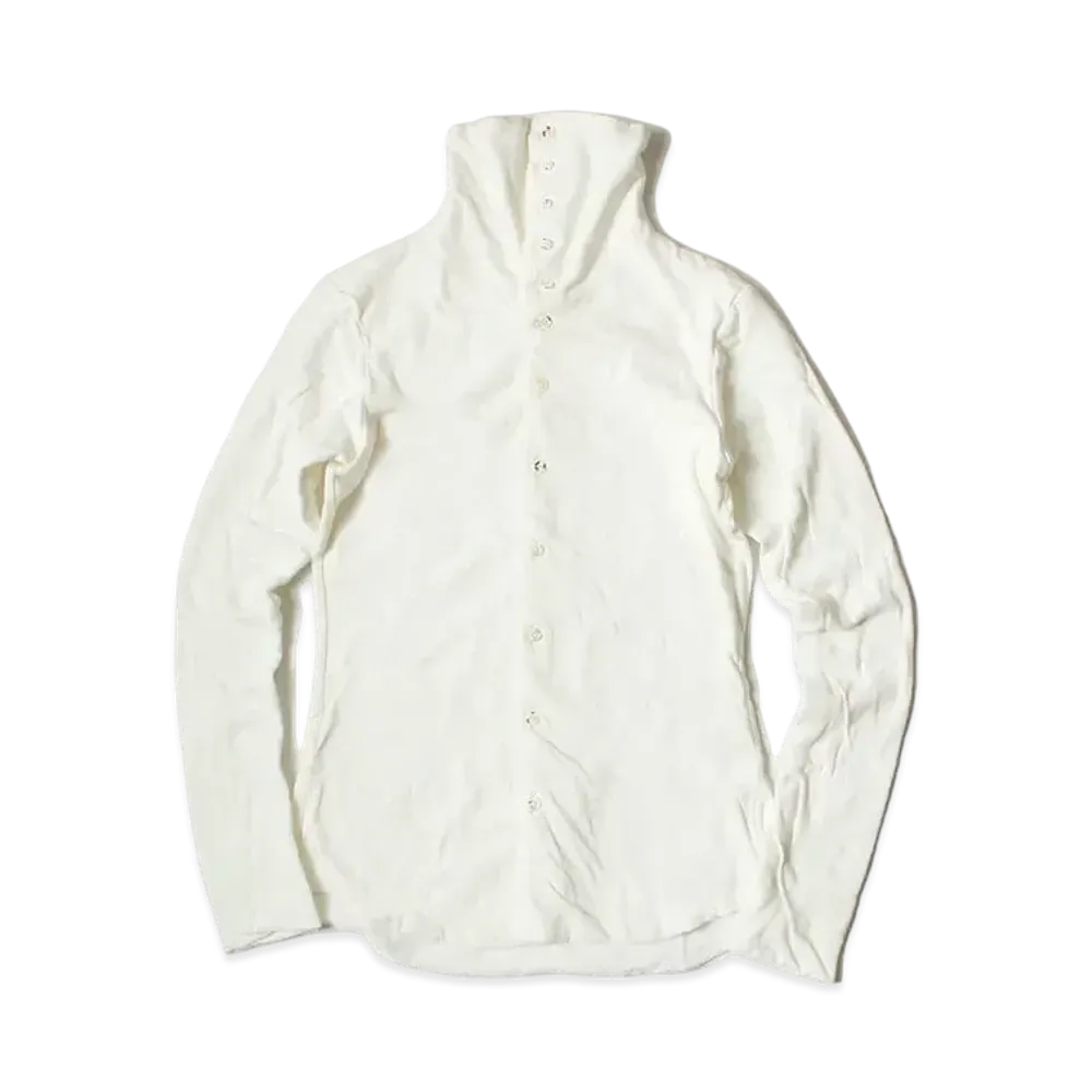 KAPITAL 18.5 / TENGU POST-DYED HEIT SHIRT "White"