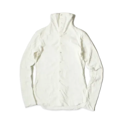 KAPITAL 18.5 / TENGU POST-DYED HEIT SHIRT "White"