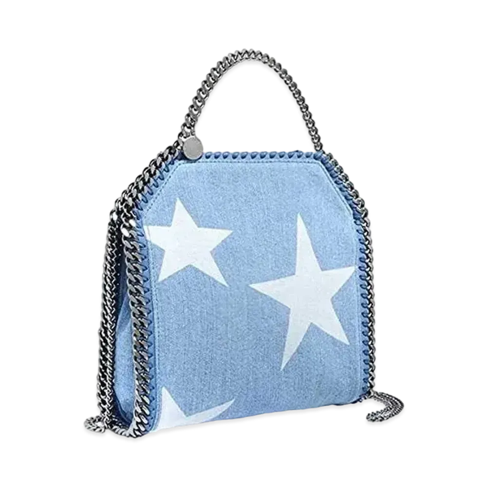 Stella McCartney Falabella Denim Star Tote Bag