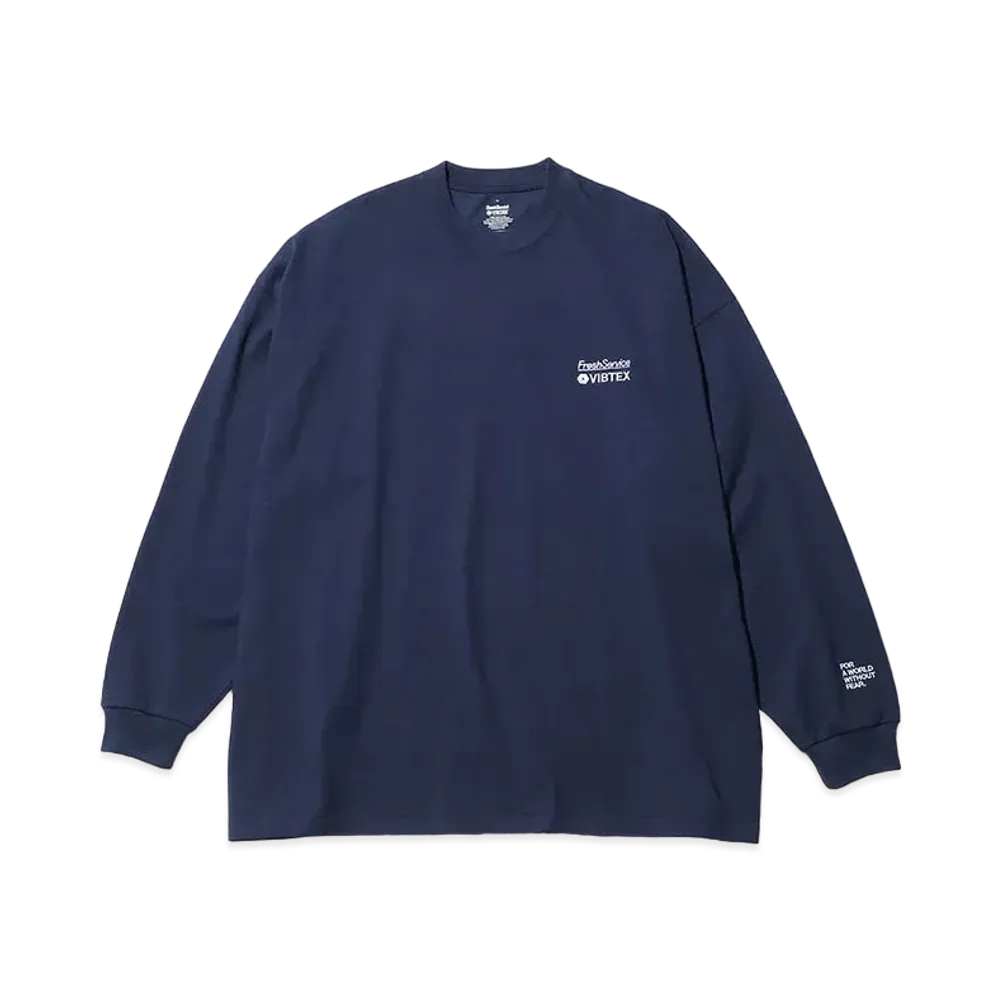 FreshService VIBTEX for Freshservice L/S Crew Neck Tee "Navy"