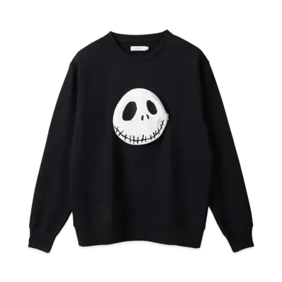 graniph x THE NIGHTMARE BEFORE CHRISTMAS Gift 3D Fleece Pocket Sweat "Black"