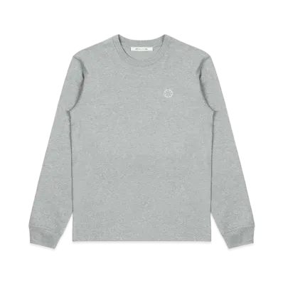 1017 ALYX 9SM Essentials Regular Fit Long Sleeve Tee "Light Heather Grey"