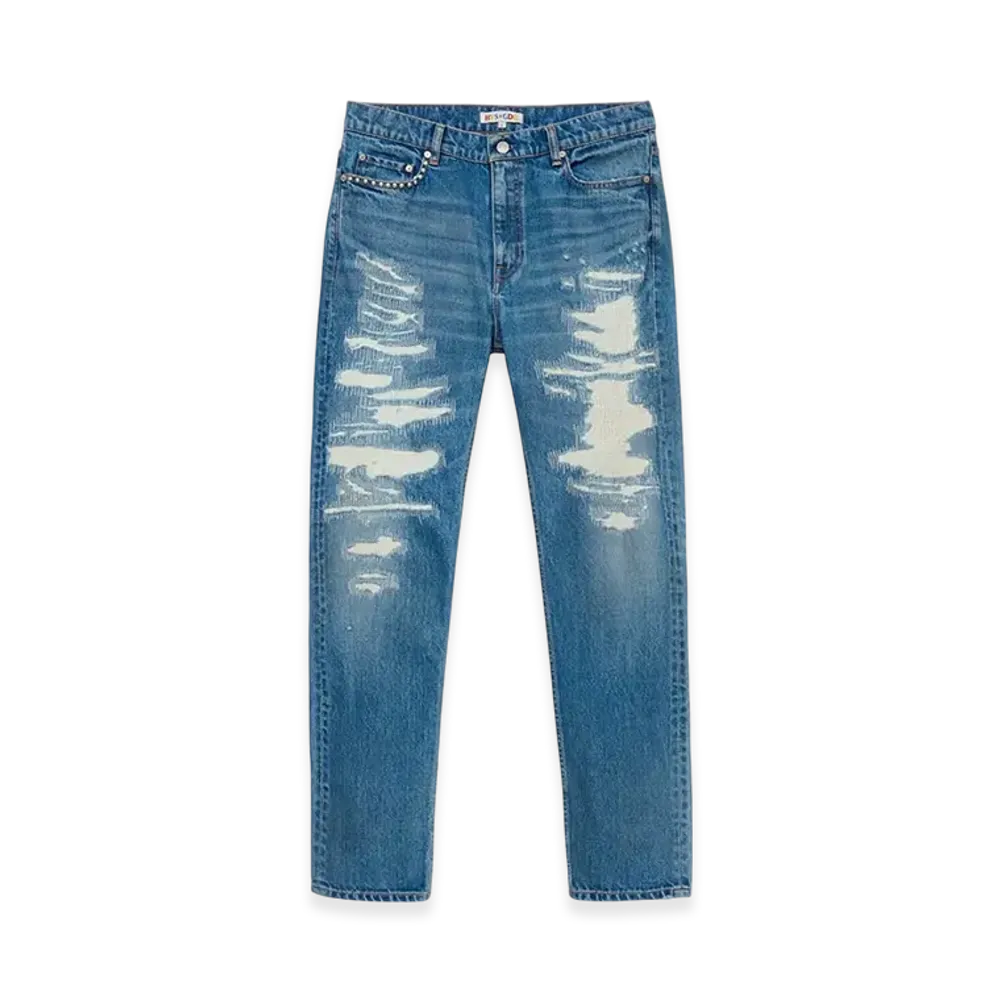 HYSTERIC GLAMOUR x GDC Crash & Repair Denim "Blue"