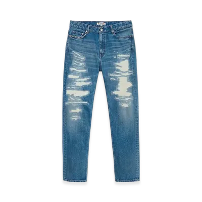 HYSTERIC GLAMOUR x GDC Crash & Repair Denim "Blue"