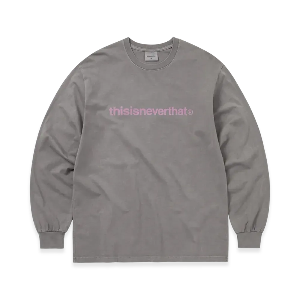 thisisneverthat T-Logo L/S Tee "Dark Grey"