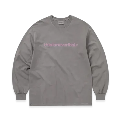 thisisneverthat T-Logo L/S Tee "Dark Grey"