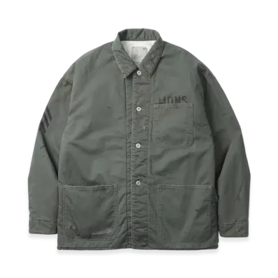 MADNESS Regenerated 40's P-47 Utility Padded Jacket "Charcoal"