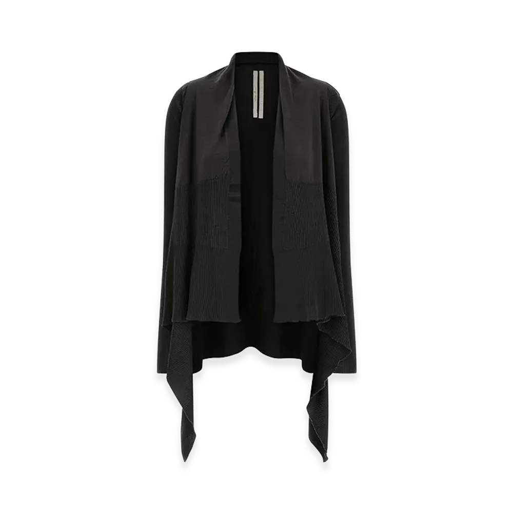 Rick Owens Women's Medium Wrap' Cardigan "Black"
