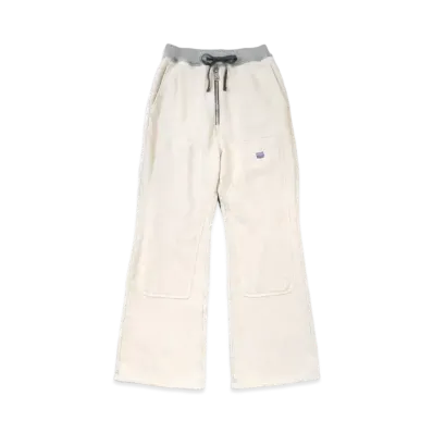 KAPITAL Top Fleece W Knee Flare Sweatpants "Kinari"