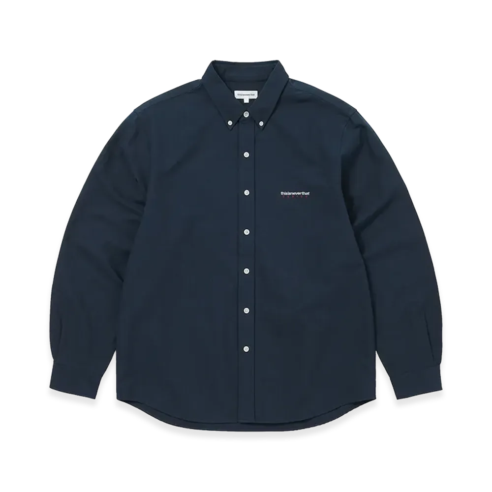 thisisneverthat DSN Striped Oxford Shirt "Navy"