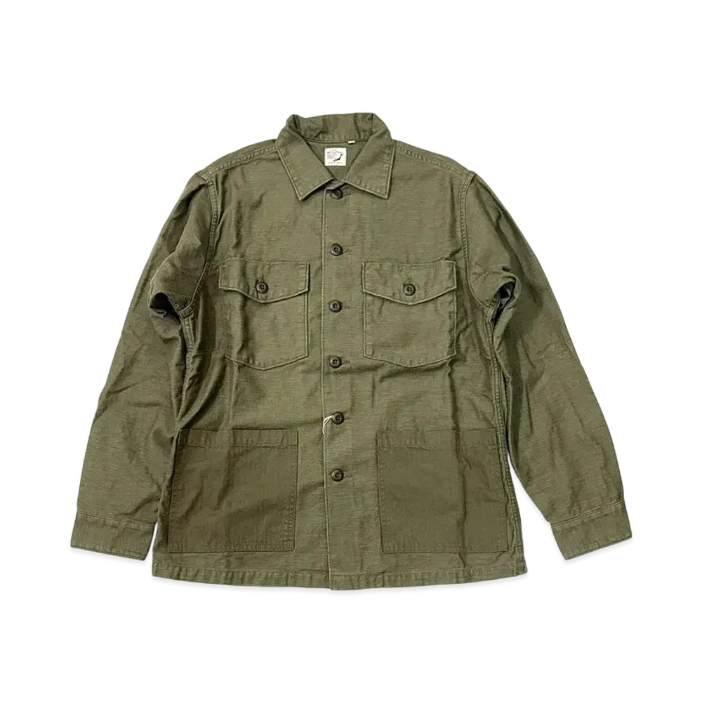 orSlow 4 Pockets U.S Army Shirt "Army Green"