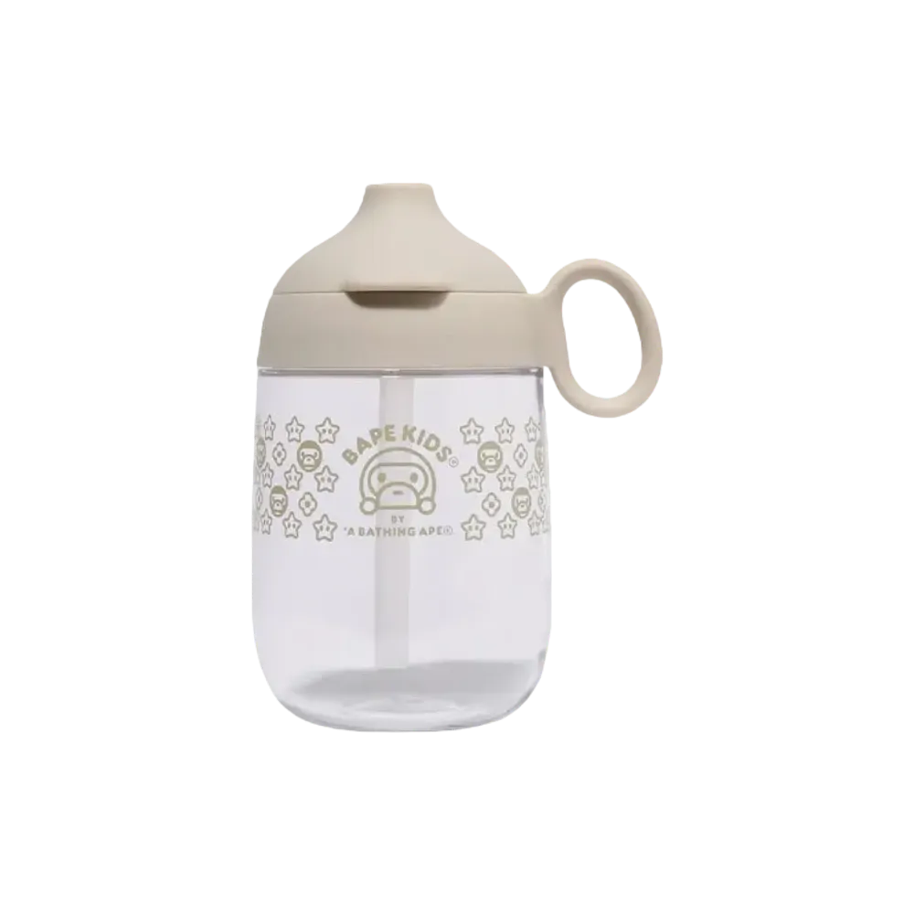 A BATHING APE BAPE KIDS x KINTO Baby Milo Straw Mug "Ivory"