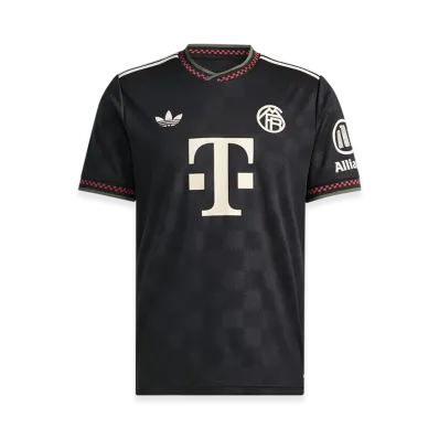 adidas FC Bayern 25/26 Third Jersey "Black/Halo Ivory"