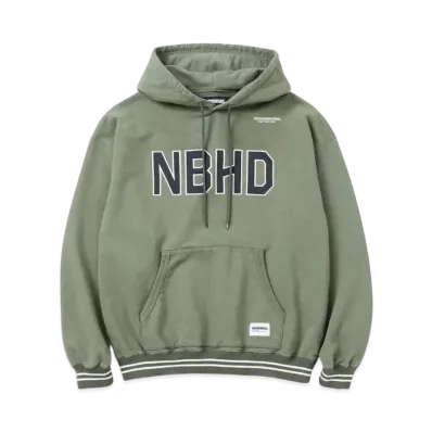 NEIGHBORHOOD College Sweat Hoodie LS "Olive Drab"