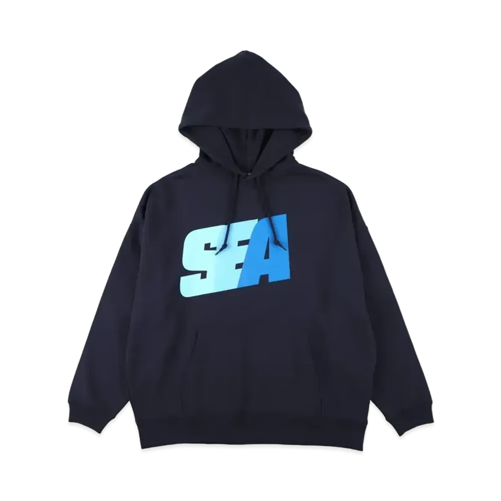 WIND AND SEA Sea Alive Logo Hoodie "Navy"