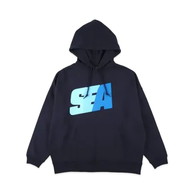 WIND AND SEA Sea Alive Logo Hoodie "Navy"