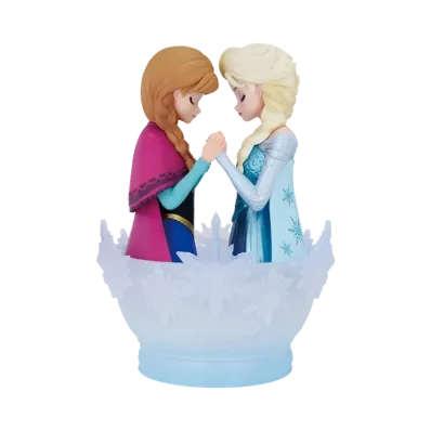 BANDAI "Ichiban Kuji" -< Disney Princess > Heart to face- A Prize <Anna> & <Elsa> Figure