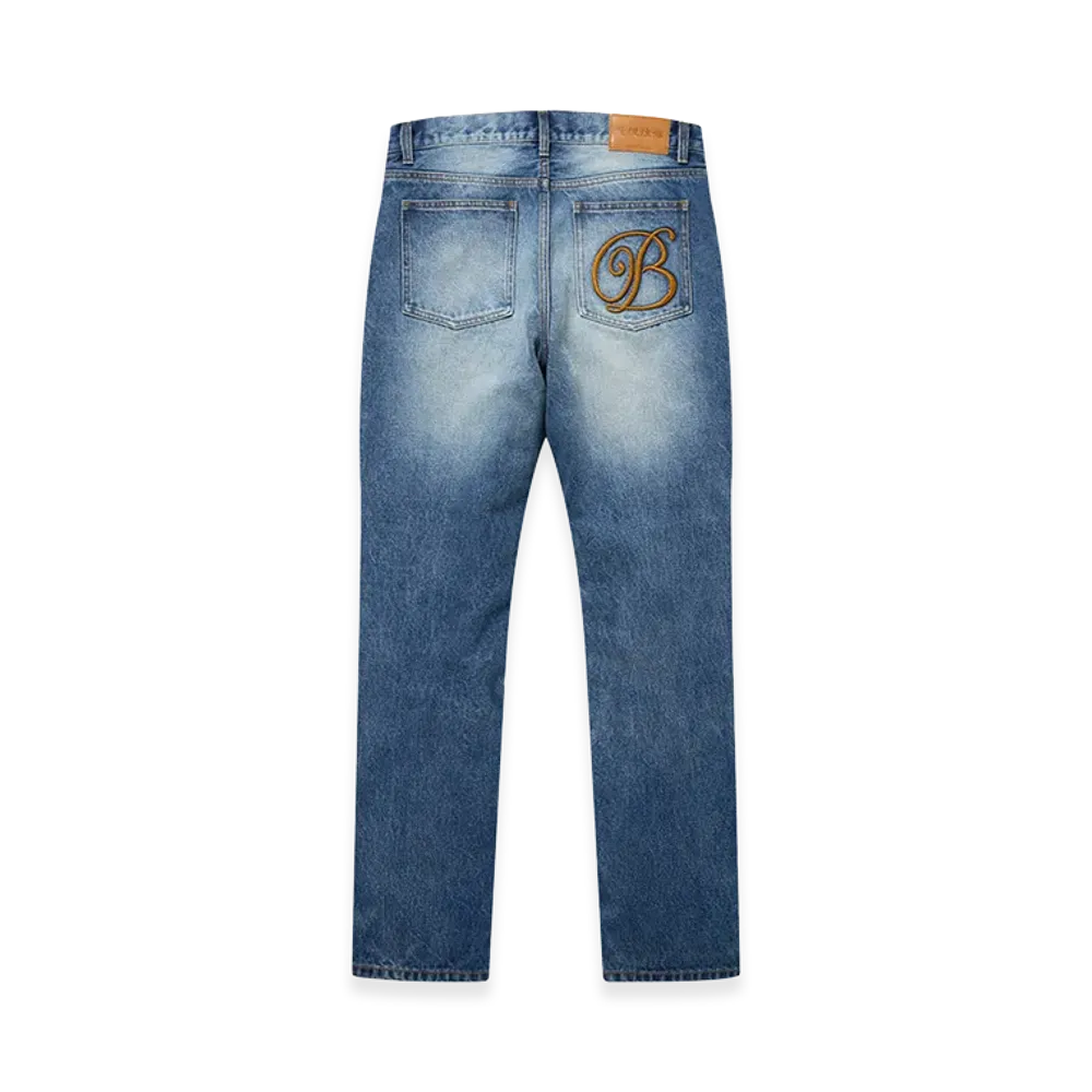 BlackEyePatch B Emblem Slim Fit Jeans "Indigo"