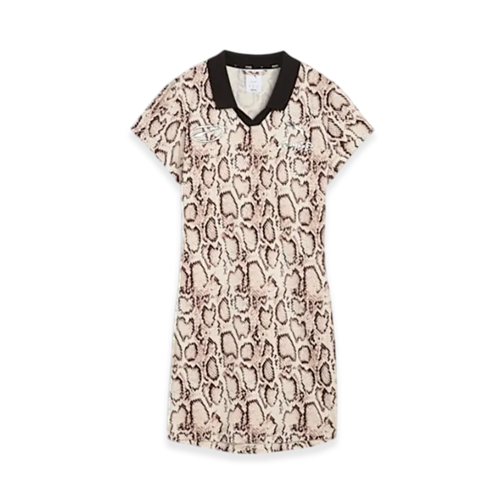 PUMA x ASAP ROCKY Women's Snakeskin Dress "Frosted Ivory-AOP"