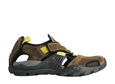 Balenciaga Hike Sandal Sneakers "Taupe/Black/Neon Yellow"