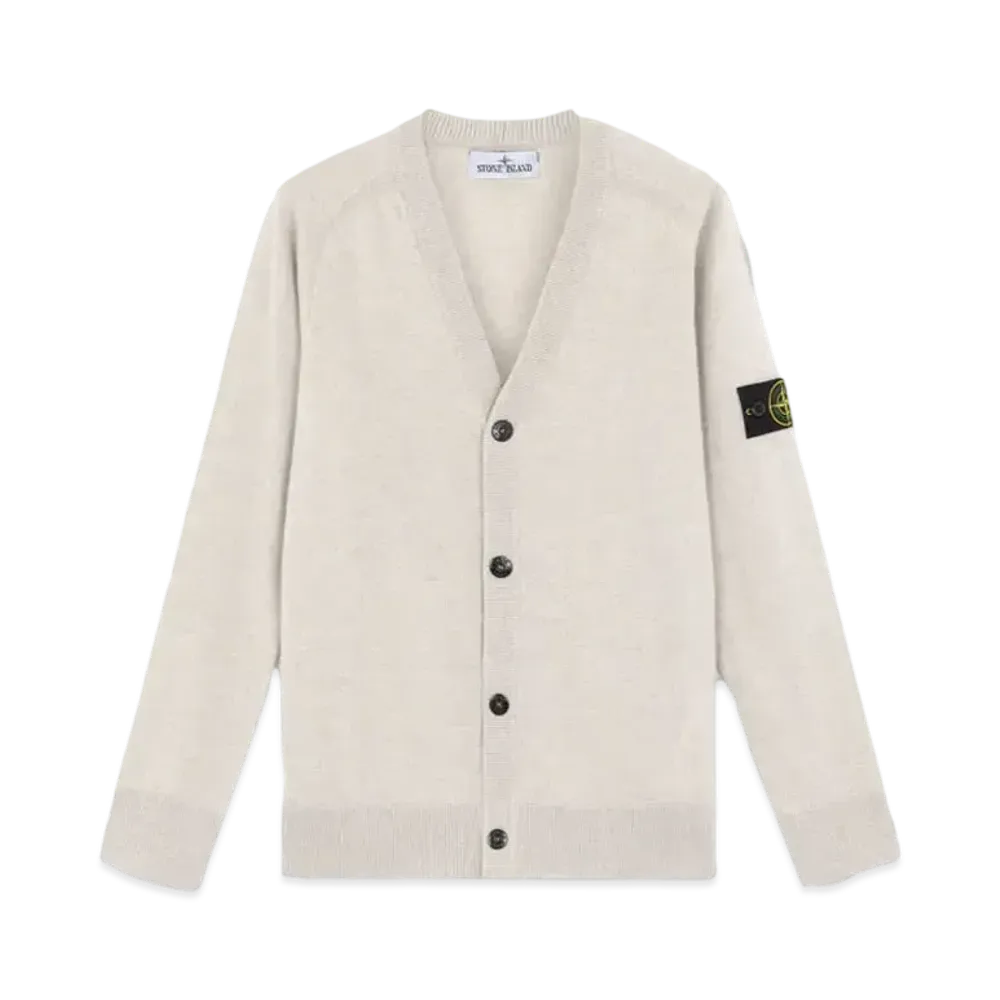 Stone Island 523B4 Light RWS Geelong Wool "Off White Melange"