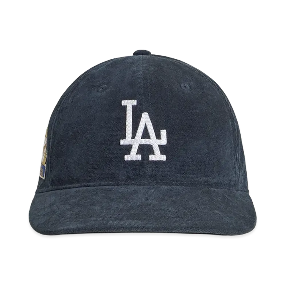 Kith x '47 for the Los Angeles Dodgers Lightweight Suede Velour Long Bill Cap "Nocturnal"