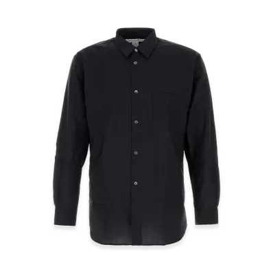 COMME des GARCONS SHIRT Wool Shirt "Navy Blue"