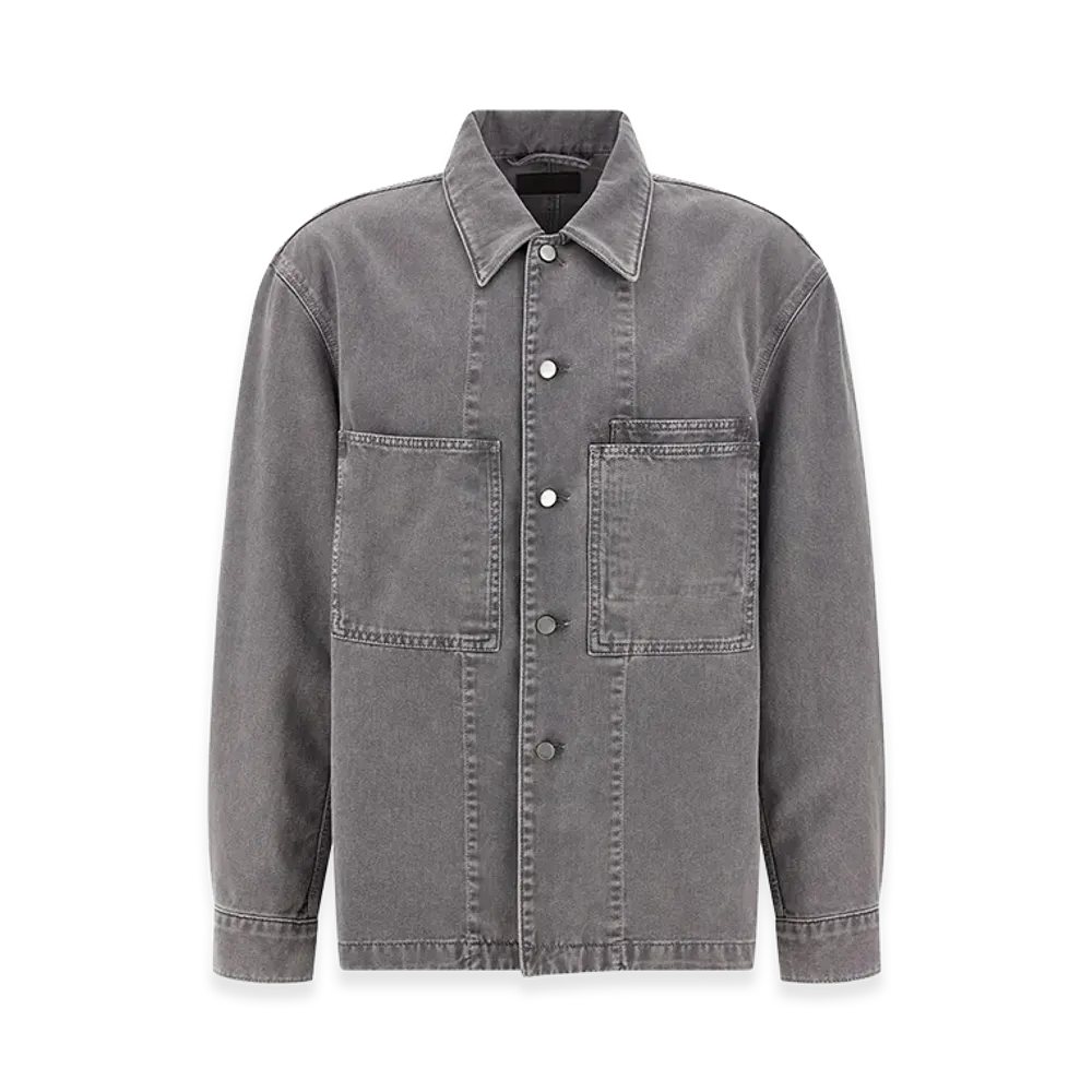 LEMAIRE 'Workwear' Overshirt "Gray"