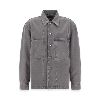 LEMAIRE 'Workwear' Overshirt "Gray"