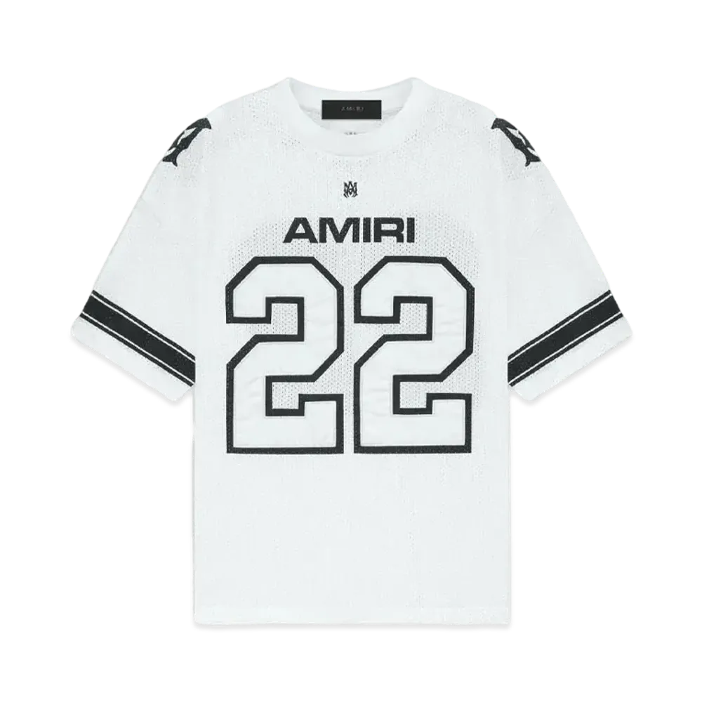AMIRI Mesh Football Jersey "White"