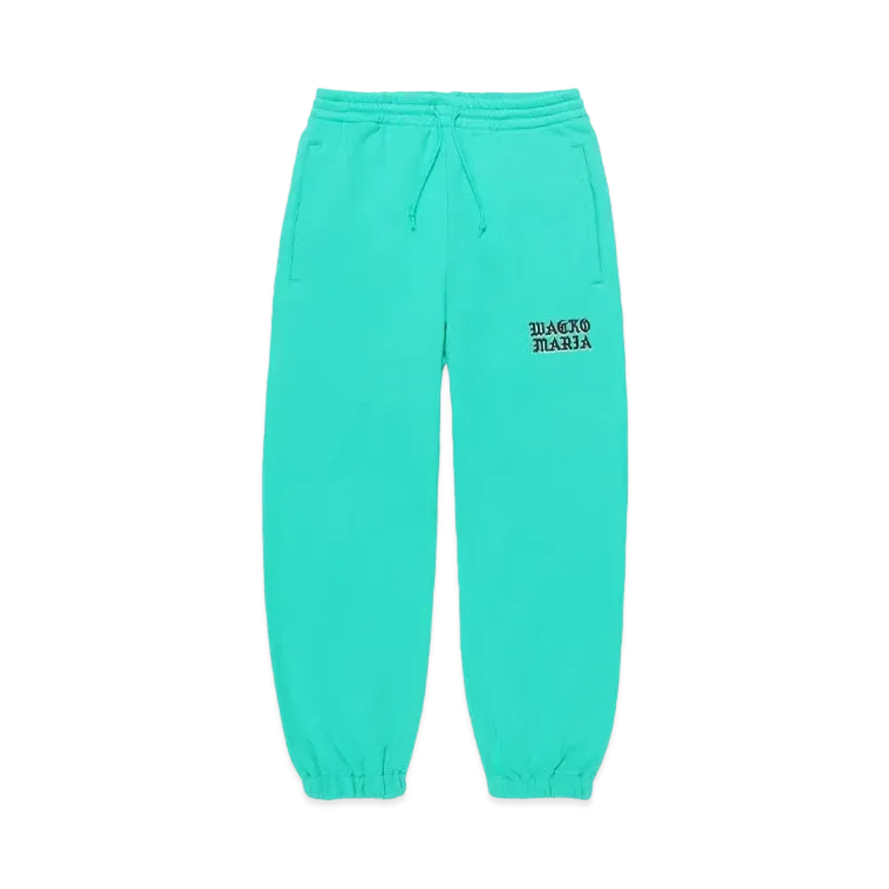 WACKO MARIA Middle Weight Sweat Pants "Turquoise"