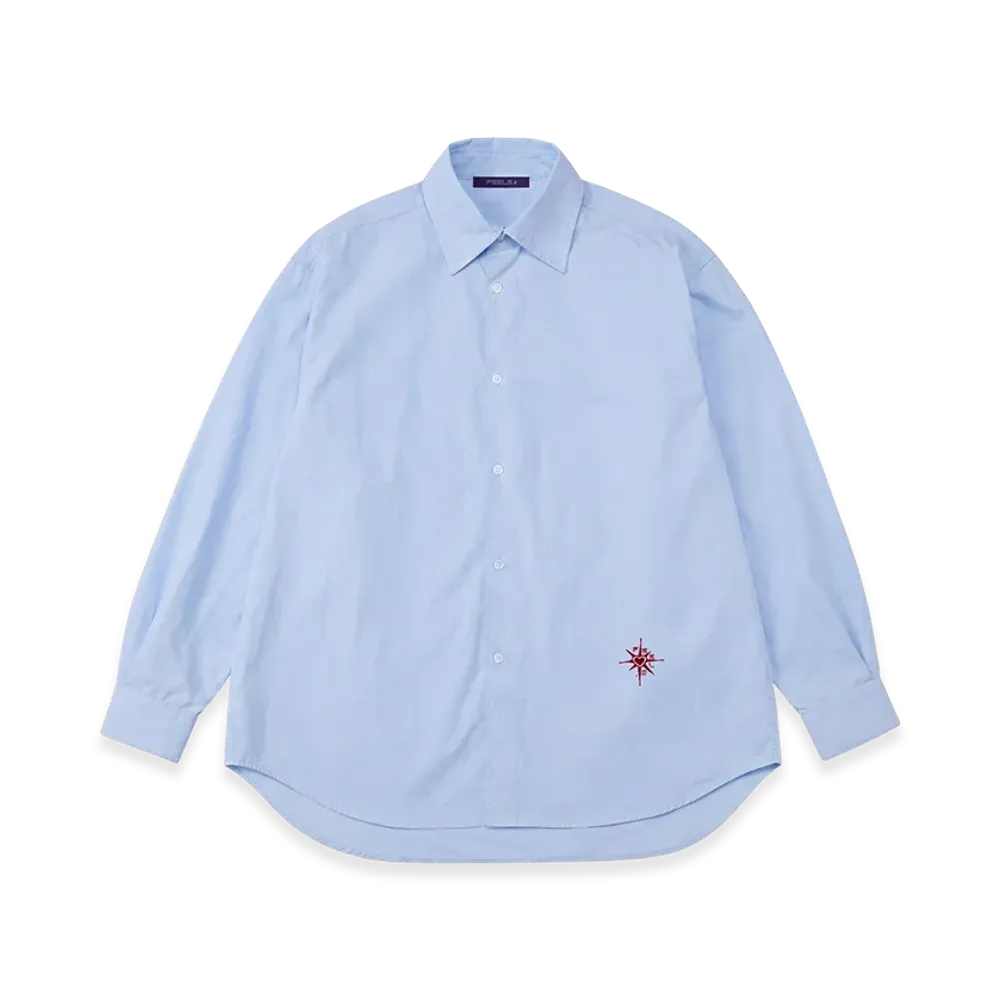 FEELS. Pure Cotton Shirt "Blue"