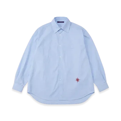 FEELS. Pure Cotton Shirt "Blue"