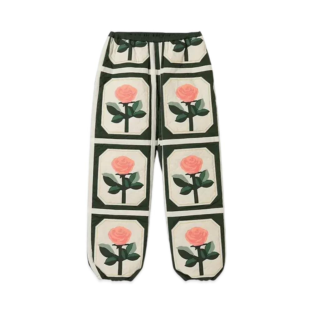 BEAMS COUTURE x RURU MARY'S Quilted Pants "Rose"