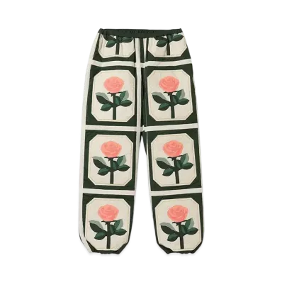 BEAMS COUTURE x RURU MARY'S Quilted Pants "Rose"