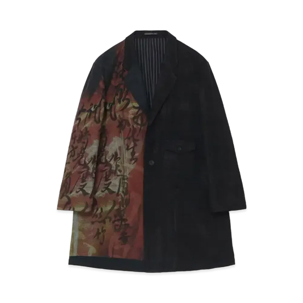 Yohji Yamamoto 029/1+329/1+030/1 N-Denim P + Seperate Fabric Jkt "Black"