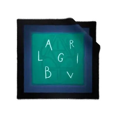 BVLGARI Logomania Scarf "Green"