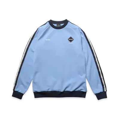 F.C.Real Bristol Training Track Crewneck Top "Light Blue"